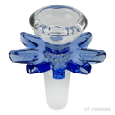 Leaf Shape Handle Bowl Piece Thick Glass 14mm