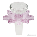 Leaf Shape Handle Bowl Piece Thick Glass 14mm