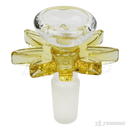 Leaf Shape Handle Bowl Piece Thick Glass 14mm