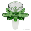 Leaf Shape Handle Bowl Piece Thick Glass 14mm