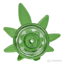 Leaf Shape Handle Bowl Piece Thick Glass 14mm