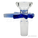 Leaf Shape Handle Bowl Piece Thick Glass 14mm