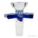 Leaf Shape Handle Bowl Piece Thick Glass 14mm