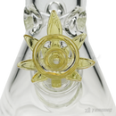 Leaf Shape Handle Bowl Piece Thick Glass 14mm