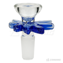 Leaf Shape Handle Bowl Piece Thick Glass 14mm