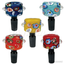 Hand Painted Flower Pattern Bowl - OG029 A