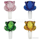 ROSE shape glass large bowl 2 1/2 inches