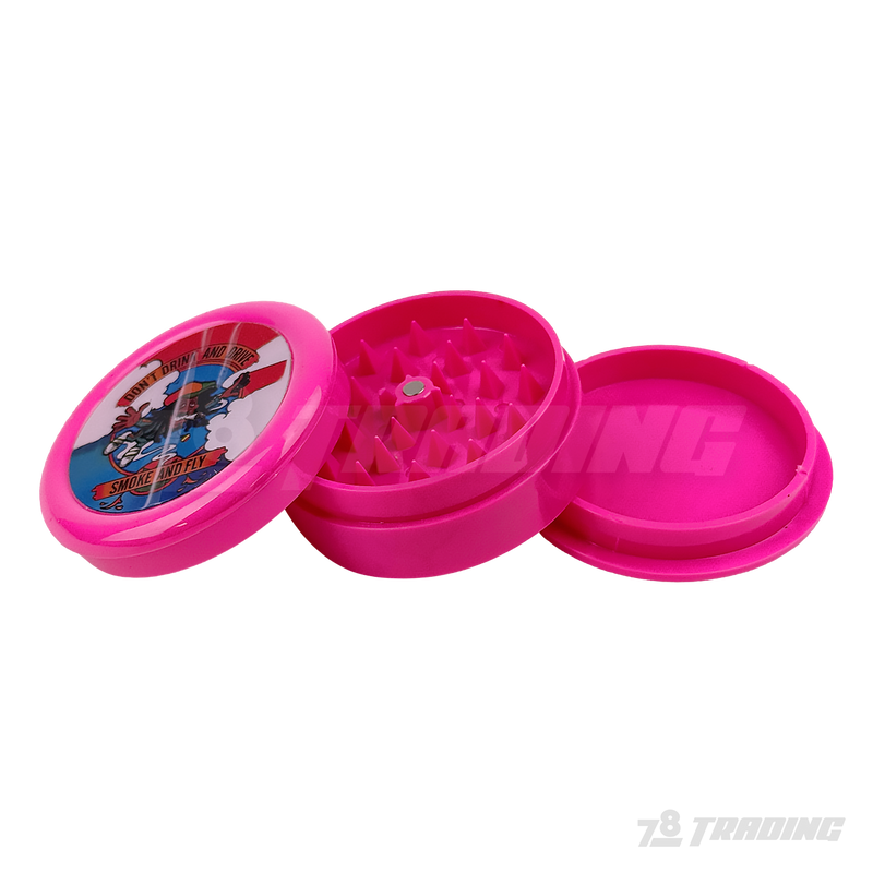 Neon Color 55mm 3parts Acrylic Grinder