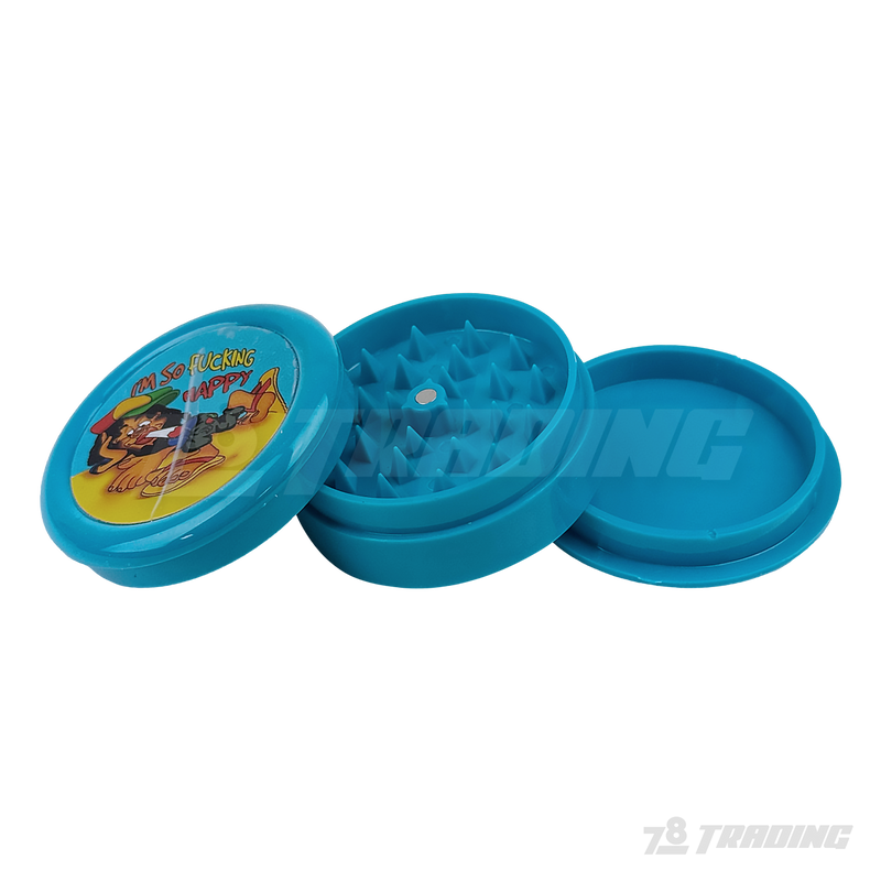 Neon Color 55mm 3parts Acrylic Grinder