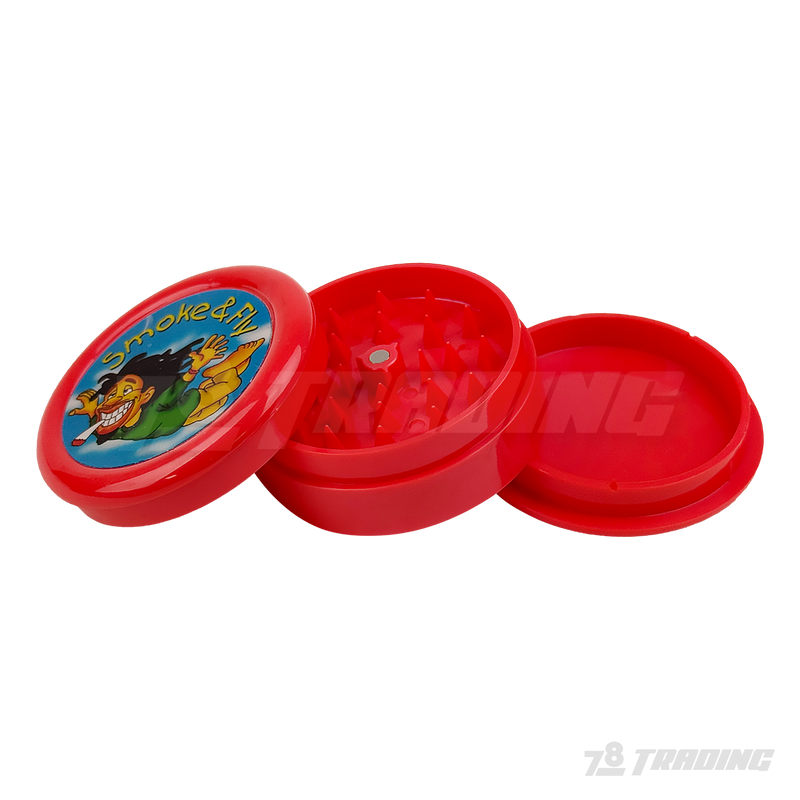 Neon Color 55mm 3parts Acrylic Grinder