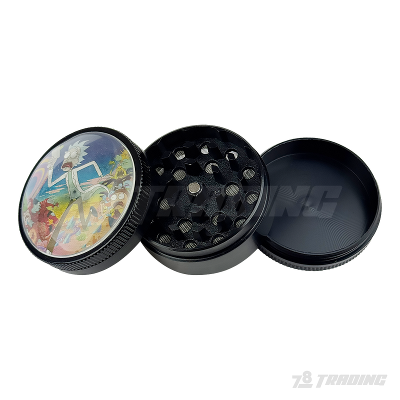 Cartoon Design 48mm 3parts Metal Grinder