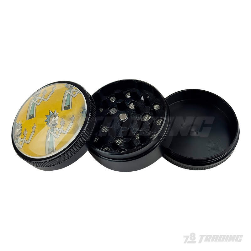 Cartoon Design 48mm 3parts Metal Grinder