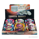 Skull Graphic Design Metal Grinder 63mm 4parts - GZP63-6GT