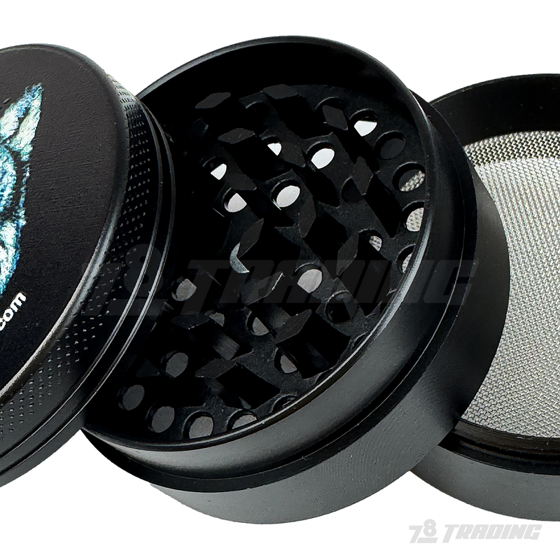 Wolf Decal Design Metal Grinder 48mm 4parts