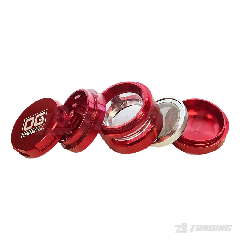 OG Original Glass 5Layers Side Window Zinc Aluminium Grinder - PH9013