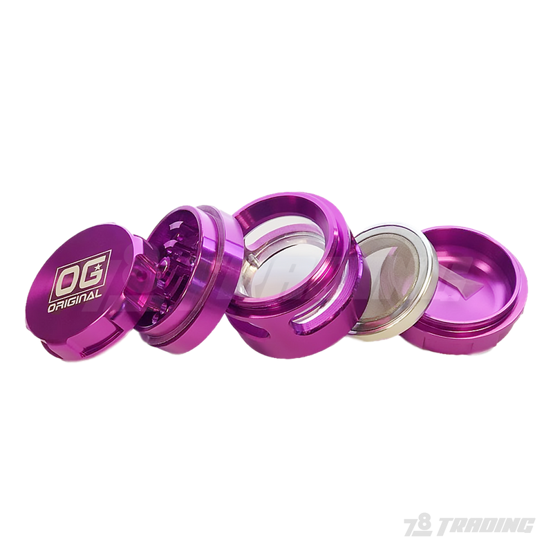 OG Original Glass 5Layers Side Window Zinc Aluminium Grinder - PH9013