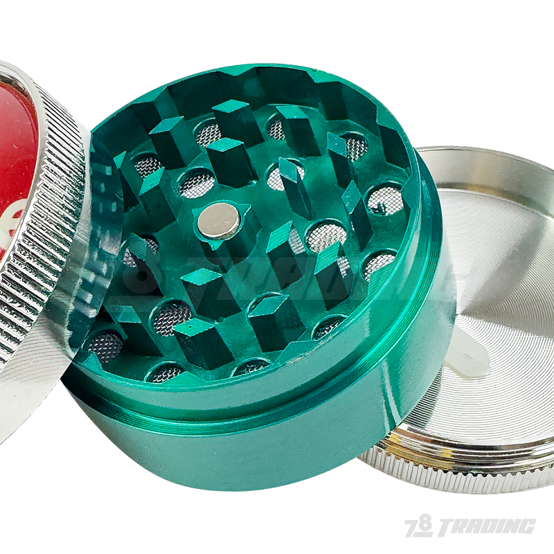 Cartoon Design 48mm 3parts Metal Grinder
