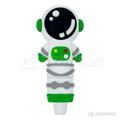 Astronaut Silicone Hand Pipe 4.3" - SHP371