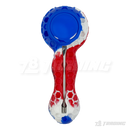 Honey Bee Silicone Hand Pipe with Dabber 4.5" - SWP174