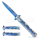 4" Rose Blade  Rose Handle Assisted Knife - KS3042