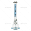 Legendary Glass Color Logo Simple Beaker LG316 16inches