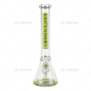 Legendary Glass Color Logo Simple Beaker LG316 16inches