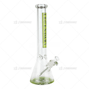 Legendary Glass Color Logo Simple Beaker LG316 16inches