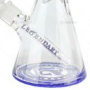 Legendary Glass Color Logo Simple Beaker LG316 16inches
