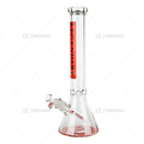 Legendary Glass Color Logo Simple Beaker LG316 16inches