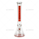 Legendary Glass Color Logo Simple Beaker LG316 16inches