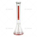 Legendary Glass Color Logo Simple Beaker LG316 16inches