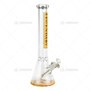 Legendary Glass Color Logo Simple Beaker LG316 16inches