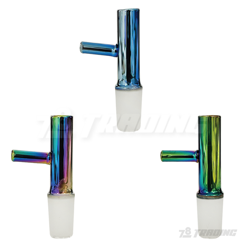 Metallic Chrome Popper Tube Bowl 14mm