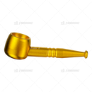 4" Screw On Metal Smoking Pipe