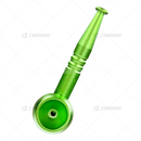 4" Screw On Metal Smoking Pipe