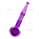 4" Screw On Metal Smoking Pipe