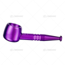 4" Screw On Metal Smoking Pipe