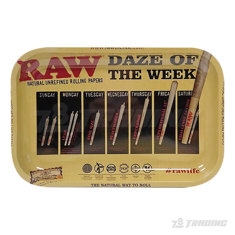 Metal Rolling Tray 11inches x 7inches -