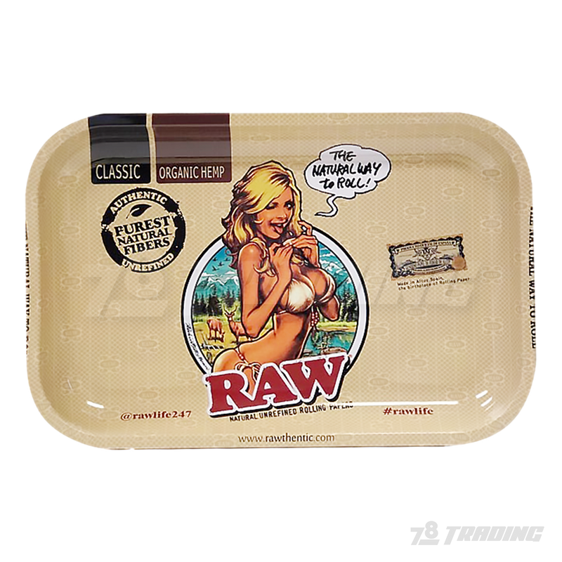 Metal Rolling Tray 11inches x 7inches -