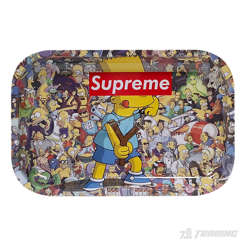 Metal Rolling Tray 11inches x 7inches -