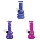 5" Mini Beaker Glass Bong - Color Stripe