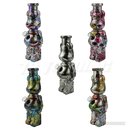 Hydrographic Bear 7.5 Inches Soft Glass Bong - BLX06