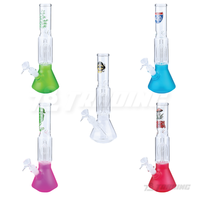 12" Color Bottom Beaker -GP1968