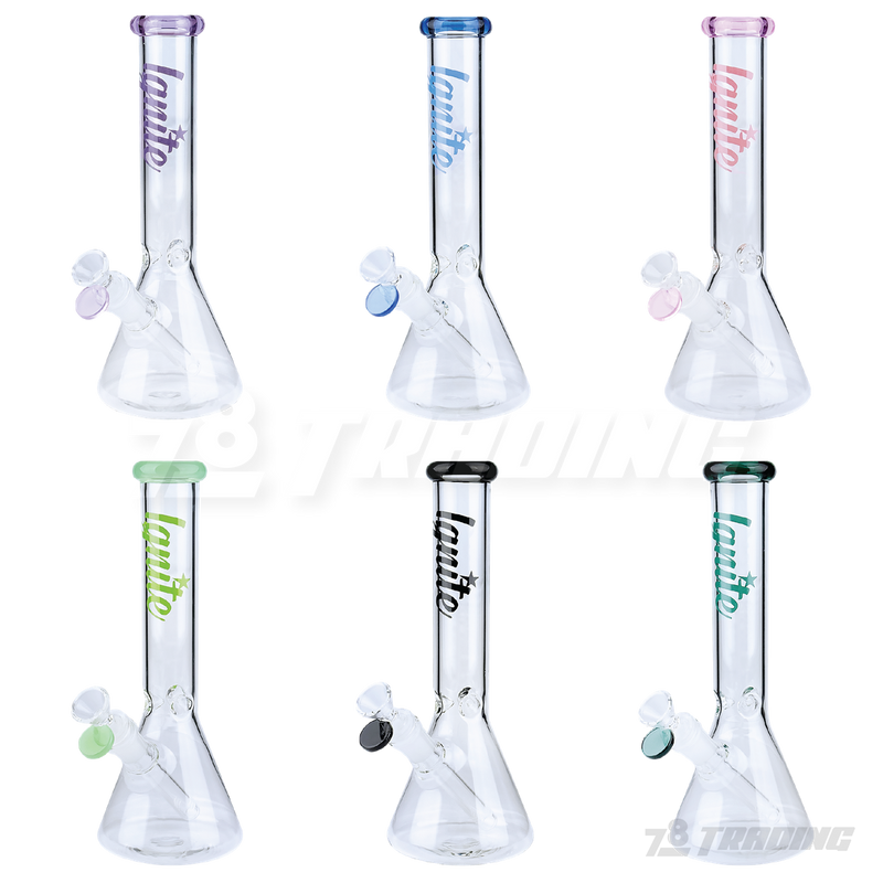 Ignite Glass 10" Simple Logo Beaker