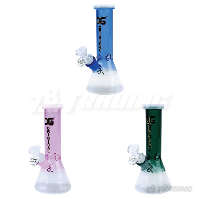 OG Original Glass 8inches Colorful Beaker - OG710