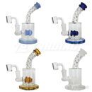 Twist Glass 6inches Bent Neck Glass Rig with Diffuser - RM140
