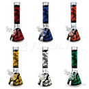 Skull Decal Beaker 14inches 7mm - FGSK14007