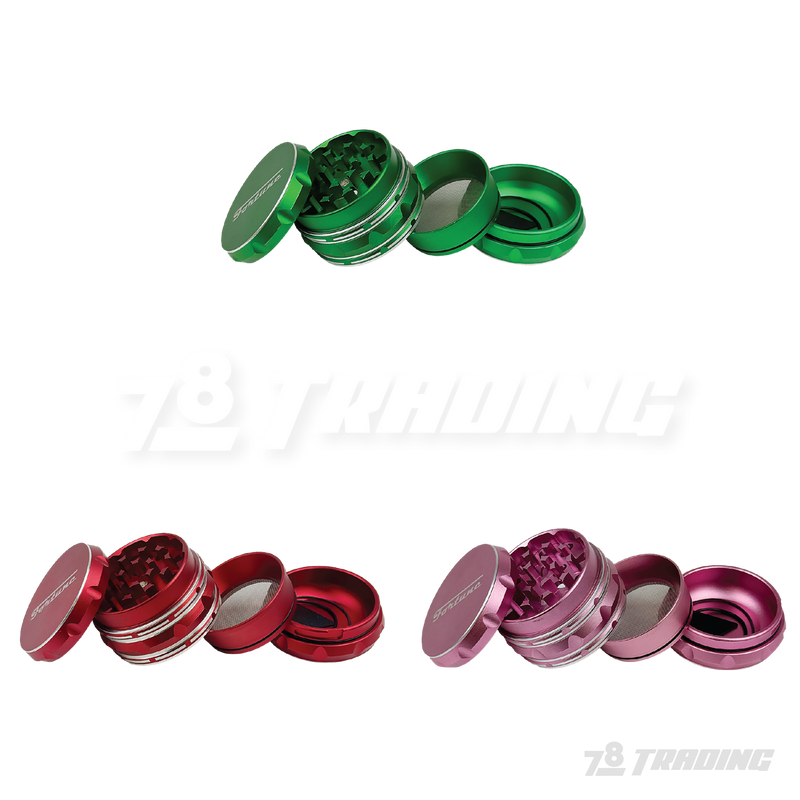 Color Aluminum 55mm 4parts Grinder - FG63009
