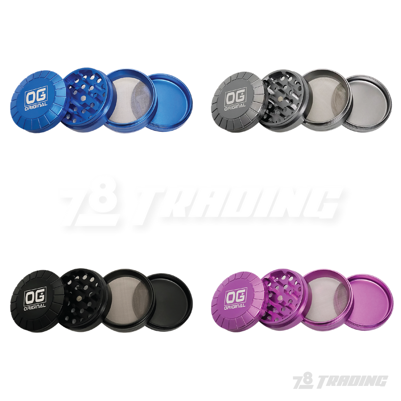 OG Original Aluminum Grinder 63mm 4parts - PH9045