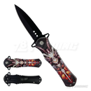 Design Handle Black Blade 8" Knife - KS1204